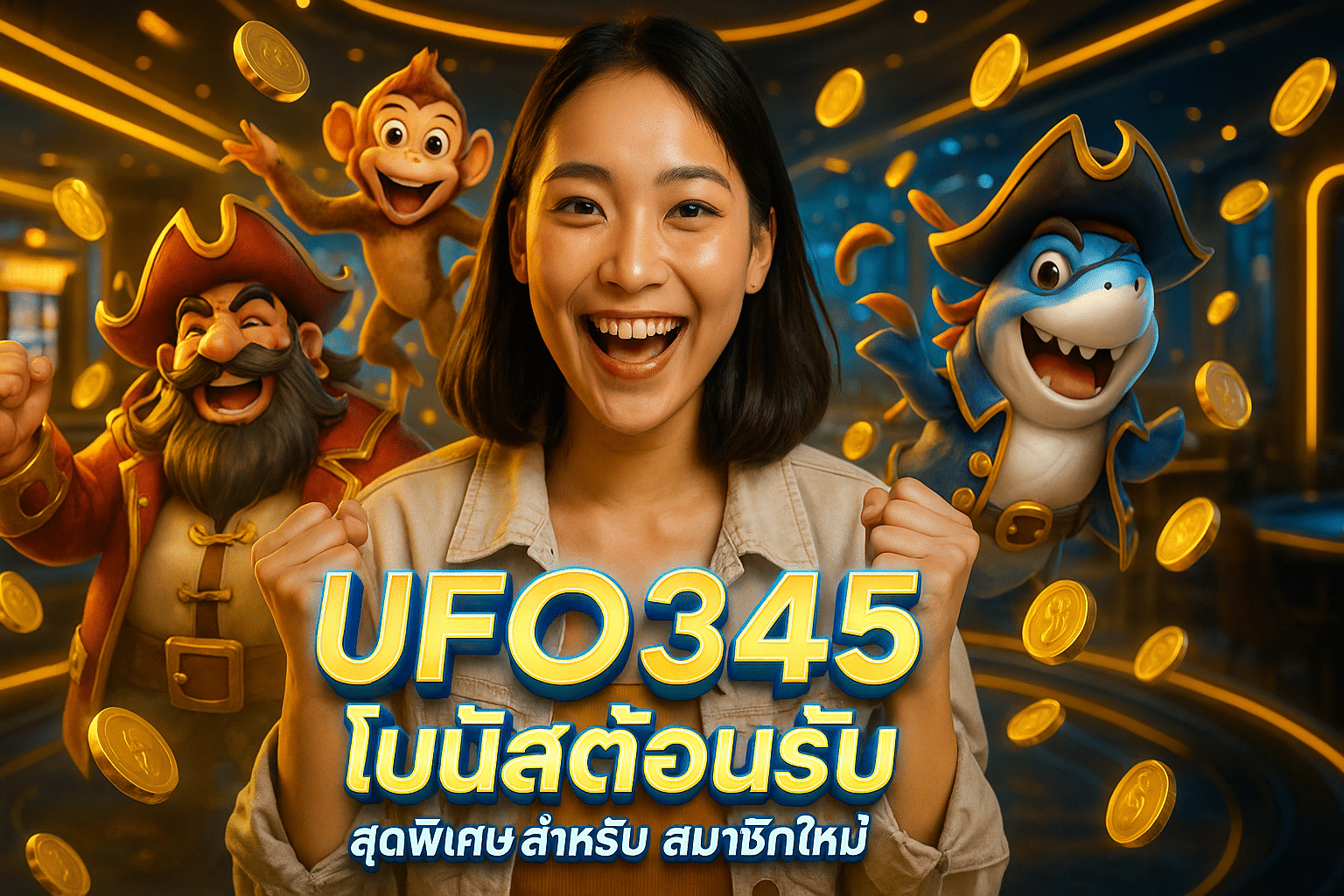 UFO345 โบนัสต้อนรับสุดพิเศษสำหรับสมาชิกใหม่
